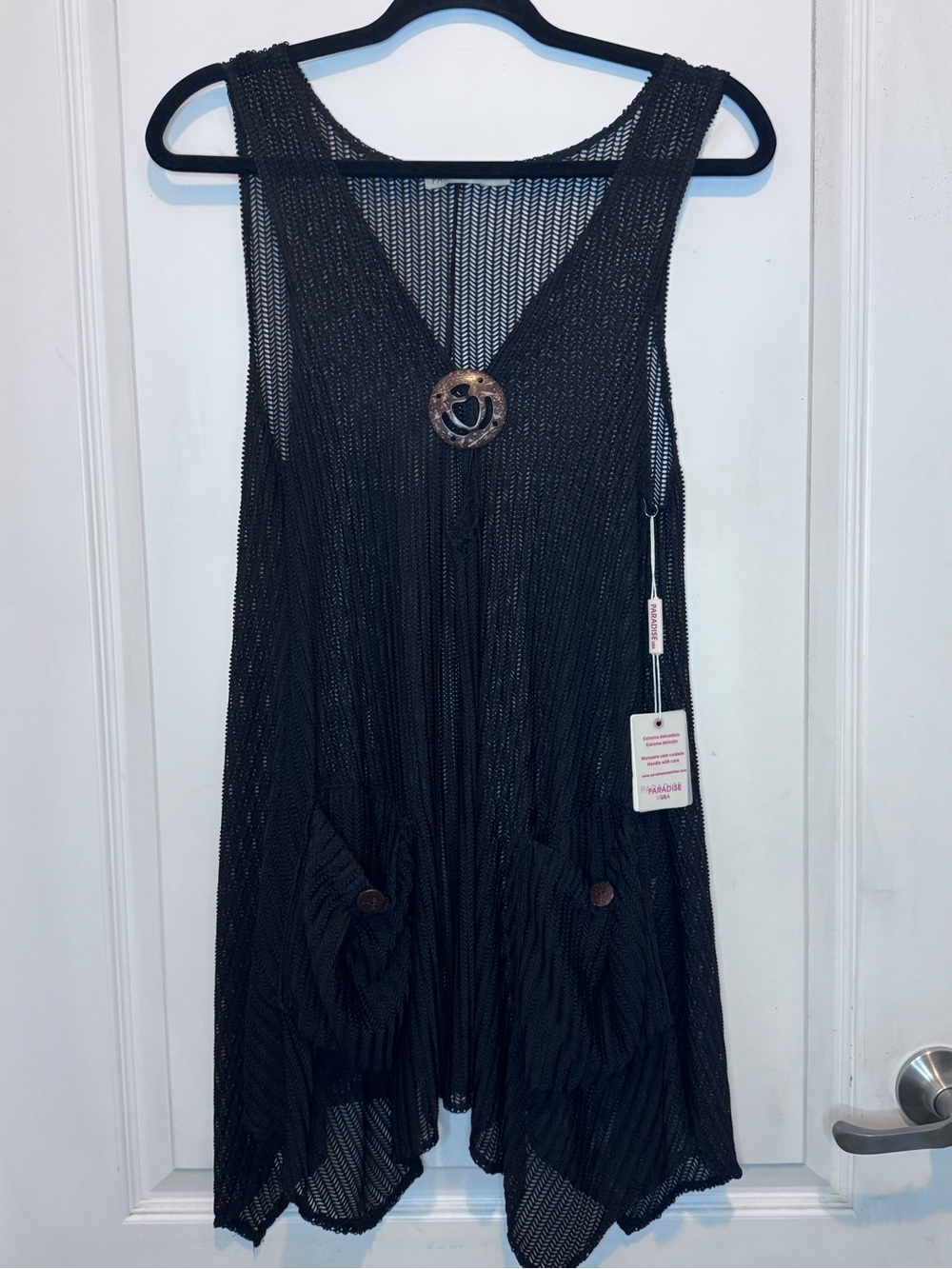Paradise Fashion "Slither Away" Sheer Knit Dress/Swim Cover-Up